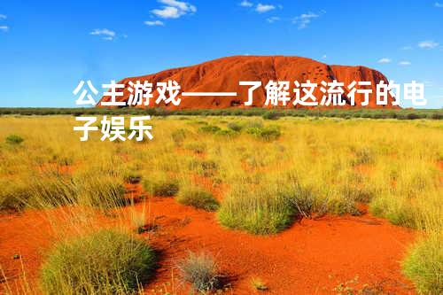 公主游戏——了解这流行的电子娱乐