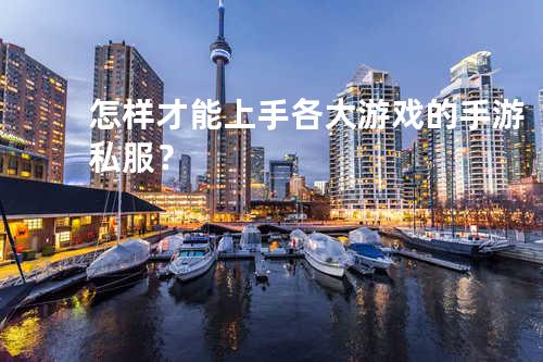 怎样才能上手各大游戏的手游私服？