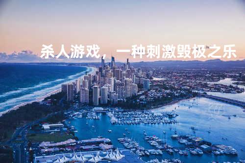杀人游戏,一种刺激毁极之乐