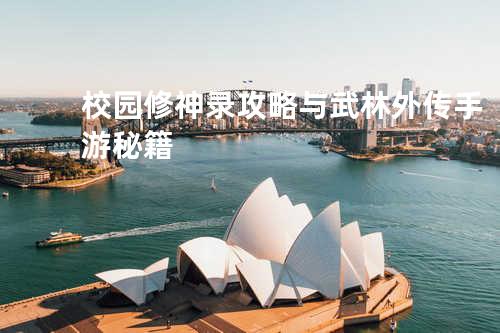 校园修神录攻略与武林外传手游秘籍