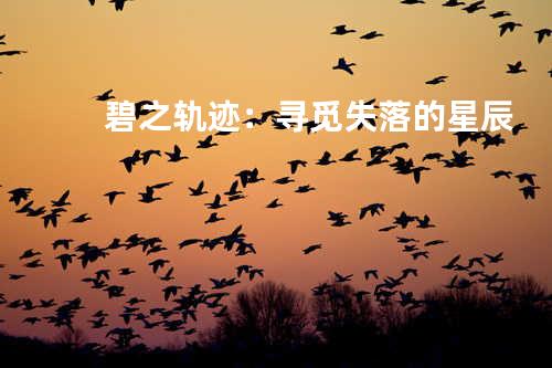 碧之轨迹：寻觅失落的星辰